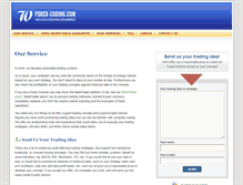 Tablet Screenshot of forex-coding.com